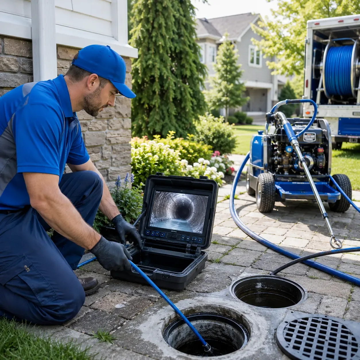 Outdoor drain cleaning professionals serving Moodus, CT